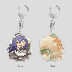 ChimaDol THE IDOLM@STER Million Live! Acrylic Keychain Anna Mochizuki Sanshimai Cafe ver.