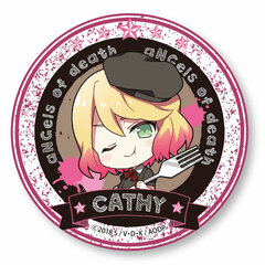 GochiChara Tin Badge Satsuriku no Tenshi Cathy