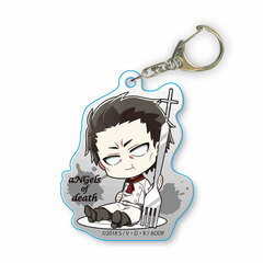 GochiChara Acrylic Keychain Satsuriku no Tenshi Gray