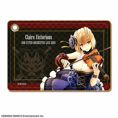 GOD EATER ORCHESTRA LIVE 2019 Leather Pass Case Design 02 (Claire Victorious)