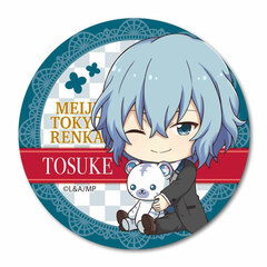 Gyugyutto Tin Badge Meiji Tokyo Renka Tousuke Iwasaki