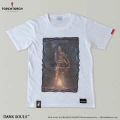 DARK SOULS x TORCH TORCH / BONFIRE LIT T-shirt White XL Size
