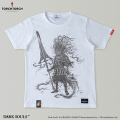 DARK SOULS x TORCH TORCH / The Nameless King T-shirt White XL Size