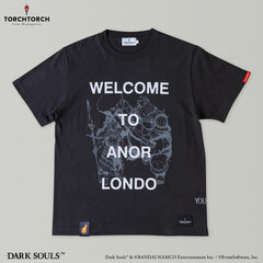 DARK SOULS x TORCH TORCH / Ornstein & Smough T-shirt Ink Black XL Size