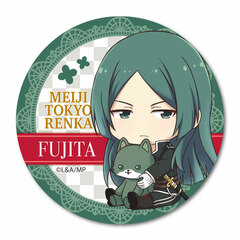 Gyugyutto Tin Badge Meiji Tokyo Renka Goro Fujita