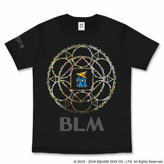 FINAL FANTASY XIV BLM Black T-shirt XL Size