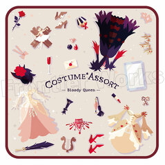 Identity V Hand Towel Costume*Assort Bloody Queen