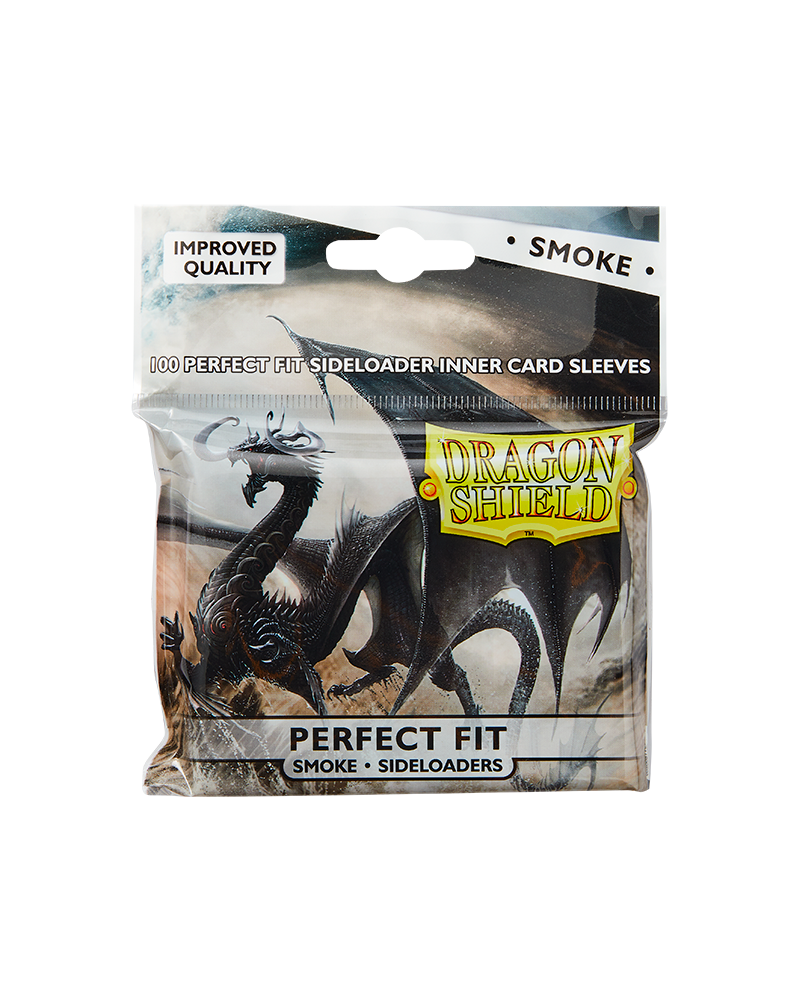 Dragon Shield Sleeves: Perfect Fit Sideloaders Smoke