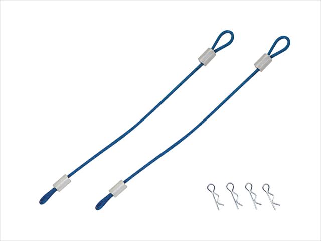 Body Pin w/Wire 80mm Tamiya Blue