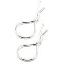 Body Hook Pin (Big Head)  Silver