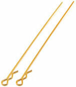 Long Body Hook Pin (Small Head) 110mm Gold