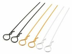 Long Body Hook Pin (Big Head) 110mm Blue