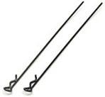 Body Hook Pin (Small Head) 9.3cm Black