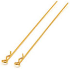 Body Hook Pin (Small Head) 9.3cm Gold
