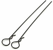 Long Body Hook Pin (Big Head) 11cm Black