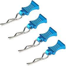 Body Pin w/Wire Tamiya Blue