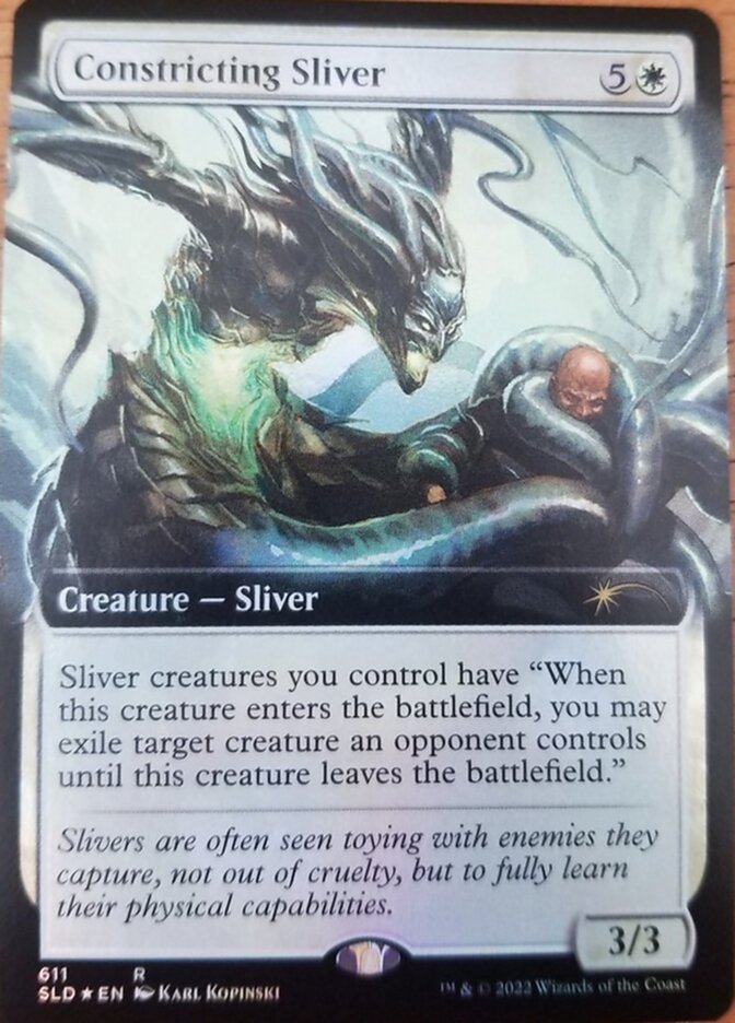 Constricting Sliver - Foil - Extended Art