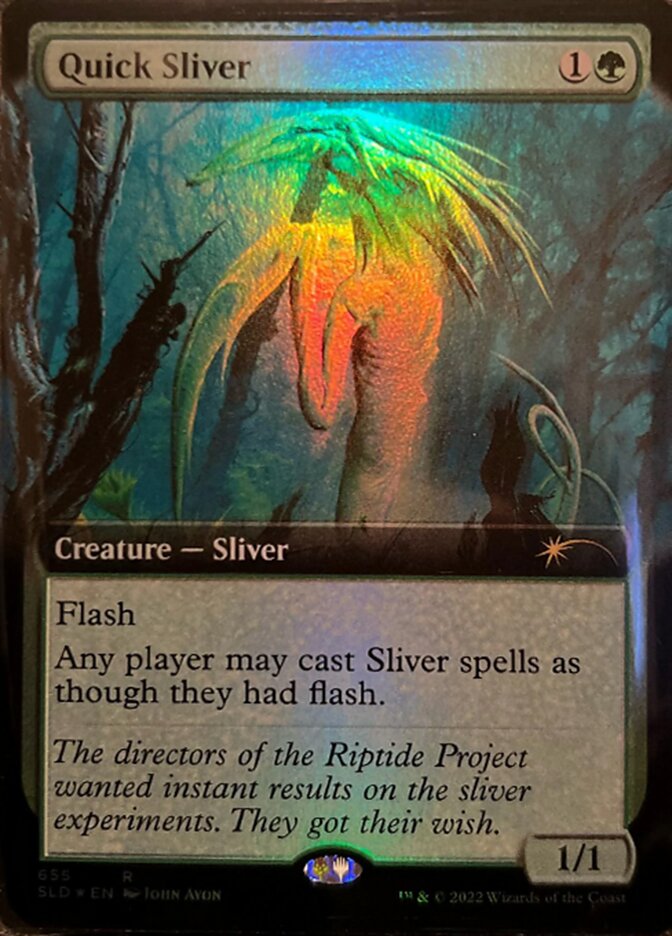 Quick Sliver - Foil - Extended Art