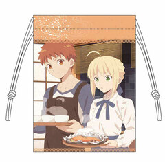 Emiya-san Chi no Kyou no Gohan Drawstring Bag Vol.2 Emiya & Saber