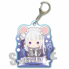 Charachhu! Acrylic Keychain Re:ZERO -Starting Life in Another World- Emilia