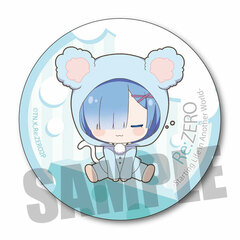 Charachhu! Tin Badge Re:ZERO -Starting Life in Another World- Rem (Pajama)