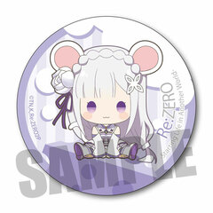 Charachhu! Tin Badge Re:ZERO -Starting Life in Another World- Emilia