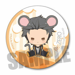 Charachhu! Tin Badge Re:ZERO -Starting Life in Another World- Subaru