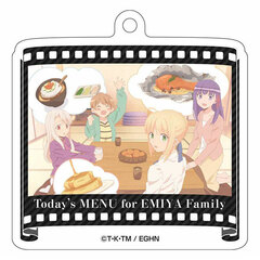 Emiya-san Chi no Kyou no Gohan Diecut Acrylic Ballchain Vol.2 Group