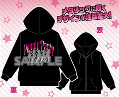 BanG Dream! Girls Band Party! Foil Print Zip-up Hoodie Poppin'Party (XL)