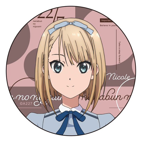 22/7 Tin Badge Nicole Saito