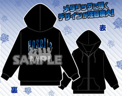 BanG Dream! Girls Band Party! Foil Print Zip-up Hoodie Roselia (XL)