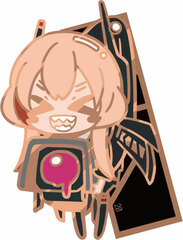 Girls' Frontline T-Dolls Collection Full Metal Keychain M4 SOPMOD II