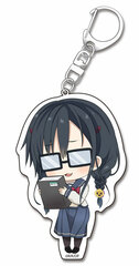 Ore wo Suki nano wa Omae dake kayo Defo Chara Acrylic Keychain Sumireko Sanshokuin Glasses ver.