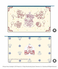 Chara Pouch Shoujo Kageki Revue Starlight -Re LIVE- 04/ 1st Anniversary ver. Motif Design / Siegfeld Institute of Music (GraffArt)