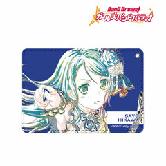 BanG Dream! Girls Band Party! Sayo Hikawa Ani-Art 1-Pocket Pass Case