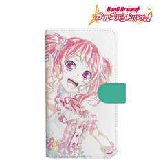 BanG Dream! Girls Band Party! Aya Maruyama Ani-Art Book-style Smartphone Case L Size