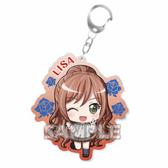 BanG Dream! Girls Band Party! Kiratto Acrylic Keychain Uniform ver. Lisa Imai