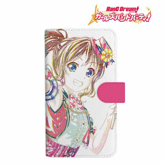 BanG Dream! Girls Band Party! Saya Yamabuki Ani-Art Book-style Smartphone Case L Size