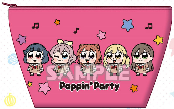 Bkub Okawa x BanG Dream! Pouch PoppinParty