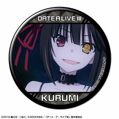Date A Live III Tin Badge Design 05 (Kurumi Tokisaki)