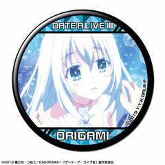 Date A Live III Tin Badge Design 02 (Origami Tobiichi)
