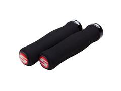 SRAM Locking Grips Contour Foam 129mm Black with Single Black Clamp and End Plugs 2022