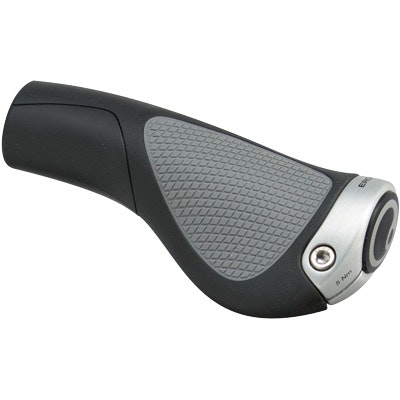 Ergon GP1 Grips - Black/Gray, Lock-On, Sta... 2017