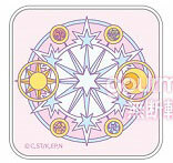 Cardcaptor Sakura: Clear Card USB 2-port AC Adapter Magic Circle (BCCS-13A)