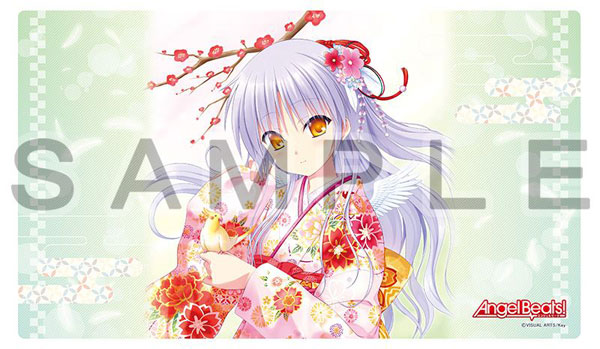 Angel Beats! Rubber Mat (Kanade/Kimono)
