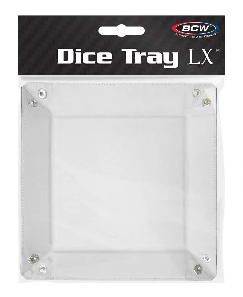Square Dice Tray - White