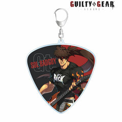 GUILTY GEAR -STRIVE- New Illustration Sol Badguy Band ver. Pick Shaped BIG Acrylic Keychain