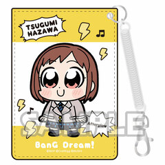 Bkub Okawa x BanG Dream! Synthetic Leather Pass Case Tsugumi Hazawa