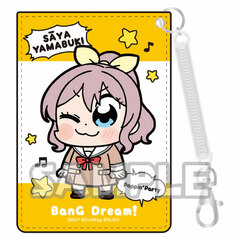 Bkub Okawa x BanG Dream! Synthetic Leather Pass Case Saya Yamabuki