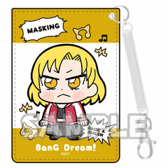 Bkub Okawa x BanG Dream! Synthetic Leather Pass Case MASKING
